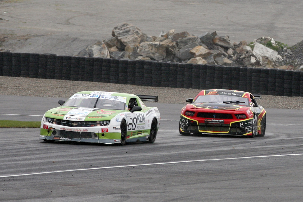 Race på en våd bane er ikke sjovt på slicks.
(Foto: Motorsporten.dk)